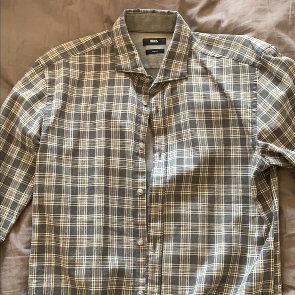 Boss long sleeve button up